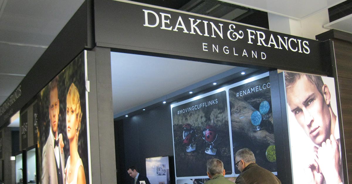 Mit lässigen und außergewöhnlichen Manschettenknöpfen besticht das britische Label Deakin&Francis.