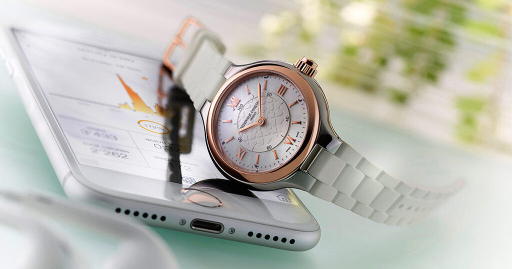Die neuen Horological Smartwatches für Ladies verfügen jetzt auch über Benachrichtigungen bei eingehenden Anrufen und E-Mails.