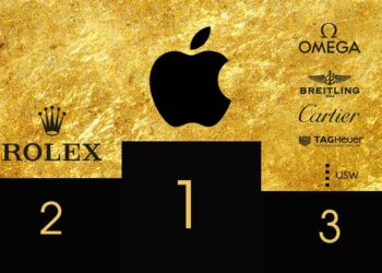 Apple ist die meistverkaufte Uhrenmarke der Welt – und verdrängt König Rolex vom Podest.