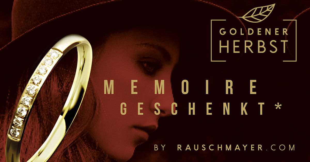 Die Aktion „Goldener Herbst by Rauschmayer“ soll den Verlobungs- und Trauringumsatz in den schwächeren Herbstmonaten ankurbeln.