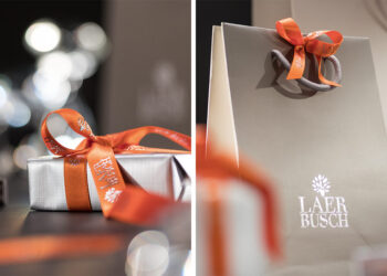... bis hin zur Geschenkverpackung und -schleife. So tritt ein Juwelier professionell auf.