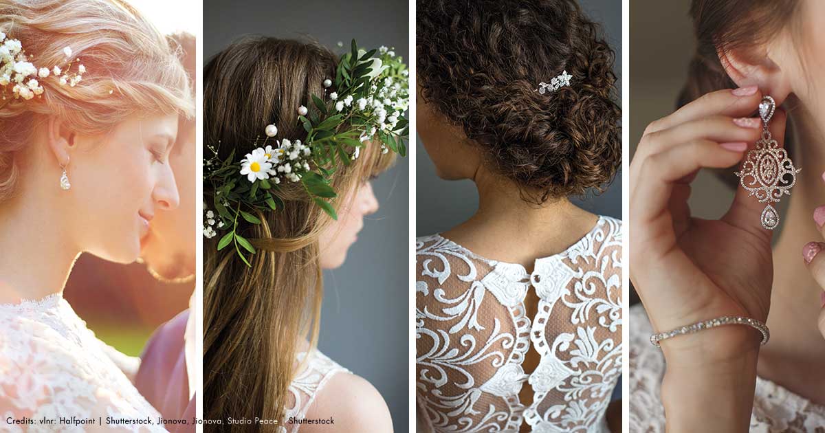 Brautschmuck kann beim Juwelier für Zusatzumsatz sorgen – zum Beispiel die Haarpins von Jionova.