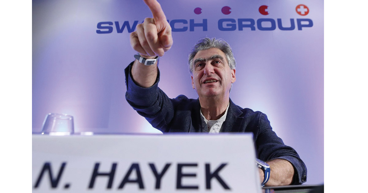 Swatch Group-Chef Nick Hayek will heute eine Smartwatch von Tissot präsentieren.