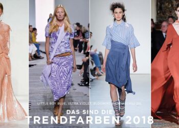 Little Boy Blue, Ultra Violet, Blooming Dahlia, Chili Oil – das sind die Trendfarben 2018.