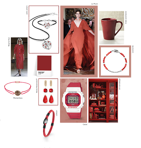 Chili Oil ist Trendfarbe 2018.