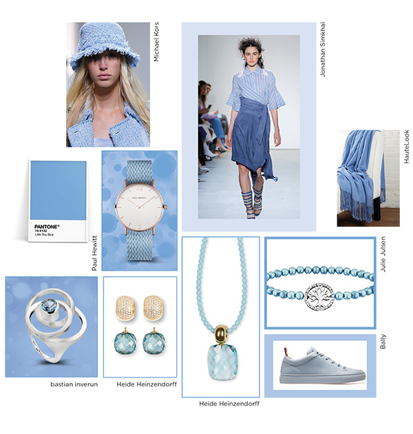 Little Boy Blue ist auch Trendfarbe 2018.