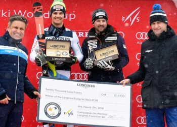 Mélanie Meillard konnte verletzungsbedingt nicht an der Preisverleihung teilnehmen