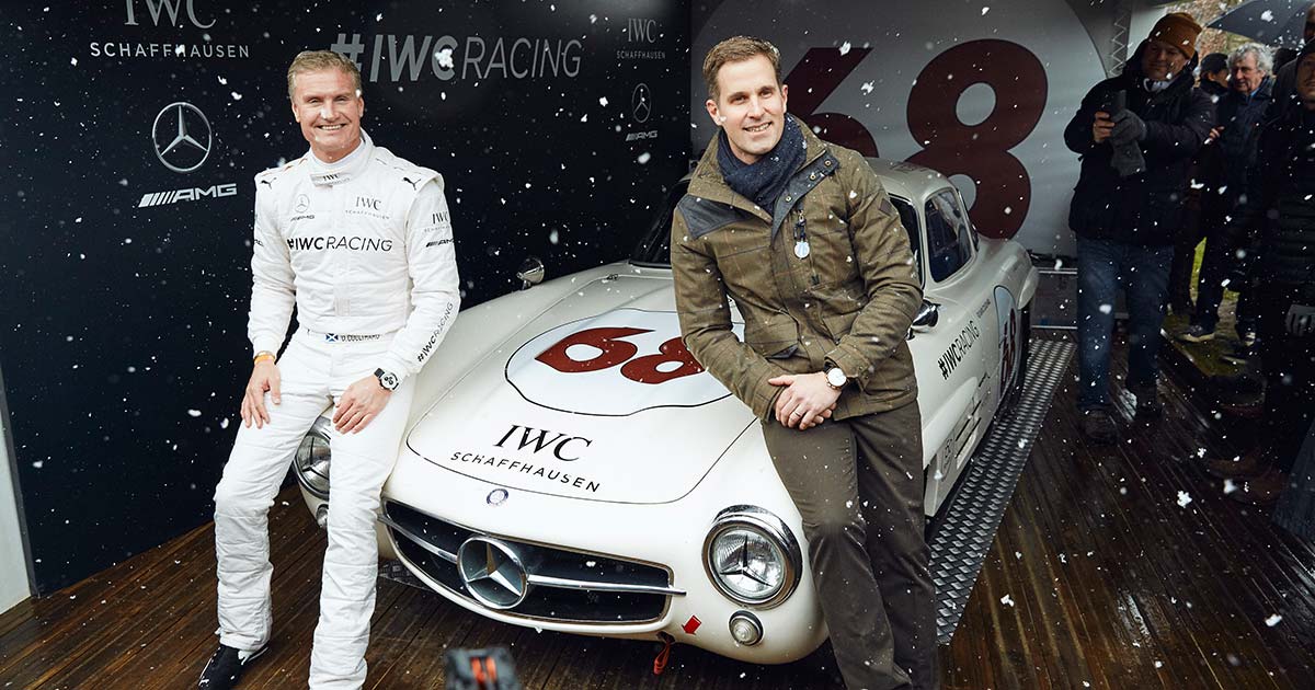 David Coulthard und Christoph Grainger-Herr, CEO IWC Schaffhausen