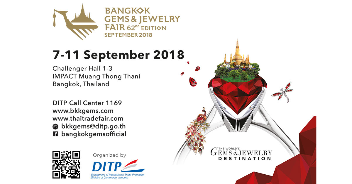 Die Bangkok Gems & Jewelry Fair geht vom 7. bis 11. September in die zweite Runde.