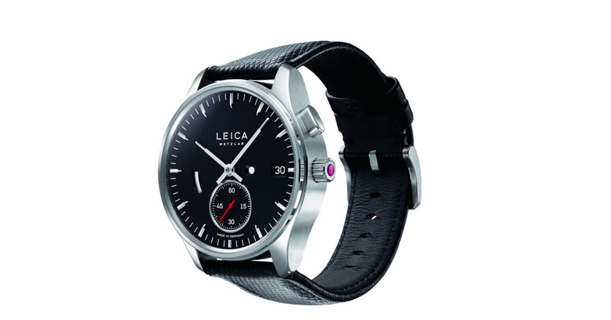 Die neu lancierte Uhr L1 von Leica.