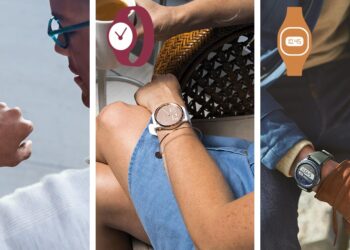 Ob Fitnesstracker (hier: Fitbit), Connected Watch (hier: Garmin) oder Smartwatch (hier: Samsung): alle drei Segmente wachsen.