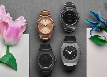 Die Marke D1 Milano präsentiert sich cool und lässig.