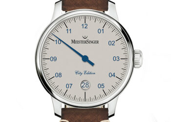 Die Uhren der City Edition von MeisterSinger gibt es nur beim Partner-Juwelier und kosten 1.750 Euro.