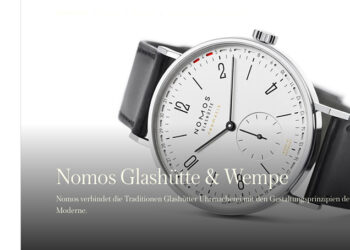 Wieder dabei: Nomos und Wempe arbeiten wieder zusammen.