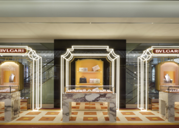 Edel: Die Bvlgari Boutique bei Breuninger in Stuttgart.