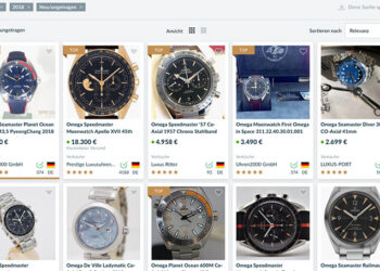 Laut Investmentbank RBC sind 26% aller auf Chrono24 gelisteten Modelle neu, ungetragen und aus dem Jahr 2018. Dies wurde mit einem schlechteren Rating abgestraft. Im Vergleich: Rolex kommt auf 12 %.