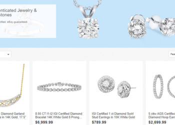 Geprüft werden Schmuckstücke, Diamanten und Edelsteine. Foto: Ebay