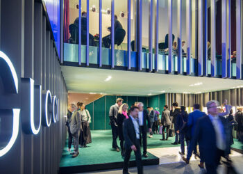 Gucci, hier ein Foto der Baselworld, will den Echtschmuck forcieren – ob mit dem Juwelier zusammen, ist noch nicht klar.