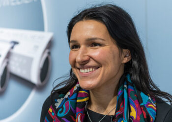 Namensträgerin, Urenkelin des Unternehmensgründers und nun auch Chefin der neuen Uhrenkollektion: Charlotte Junkers.