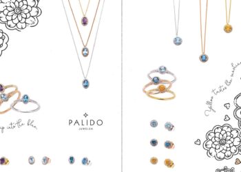 Wunderschöne Sets in 18 Karat Gold mit Farbedelsteinen: Die Schmuckstücke der Colorista-Kollektion.