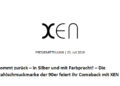 Die Marke XEN kehrt in Silber zurück.