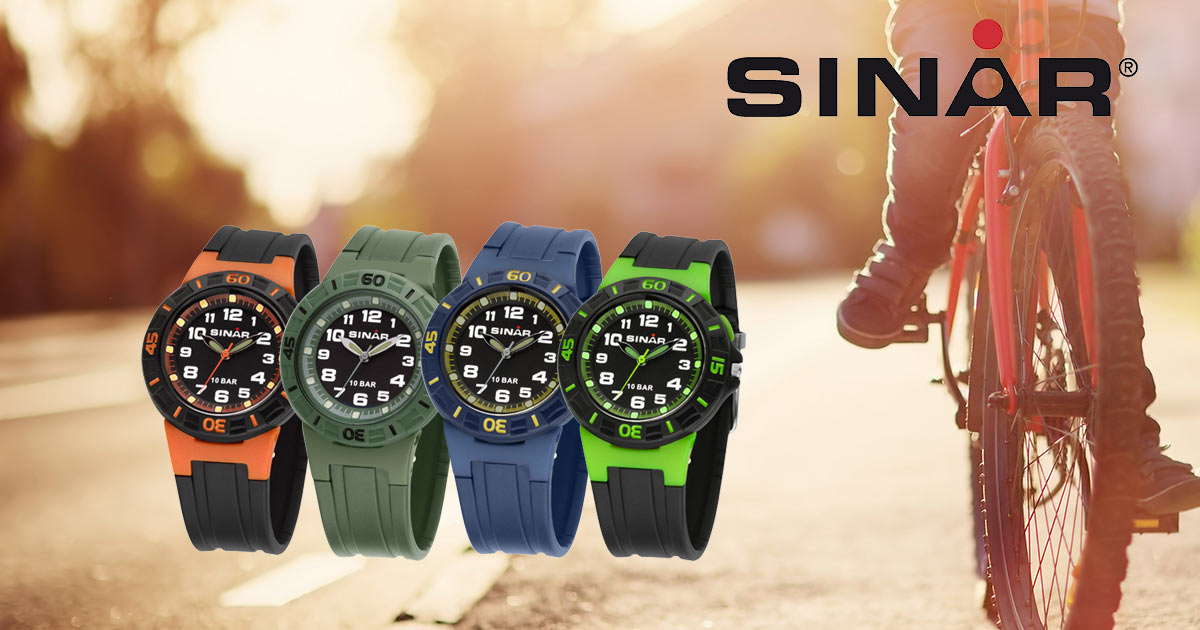 Ob beim Sport oder in der Freizeit – Kids fahren auf diese SINAR Uhren ab.