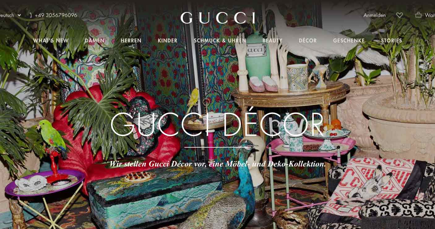 Gucci ist bereits klimaneutral, einschließlich der gesamten Lieferkette.