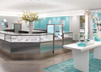 Dieser Laden wird zwei Jahre lang die Heimat von Tiffany, während das Flaggschiff renoviert wird.