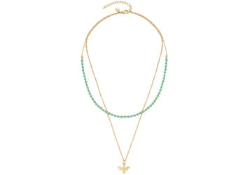 Die Kette mit der Biene als Anhänger gibt es für 54,95 Euro VK.