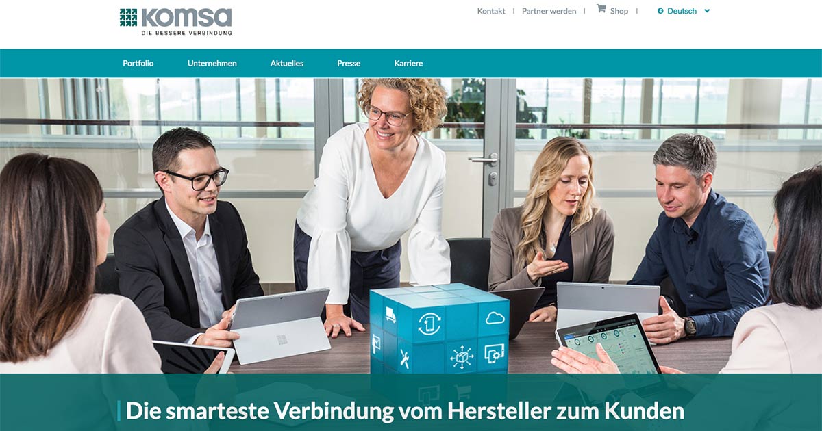 Komsa ist weiterhin auf Erfolgskurs.