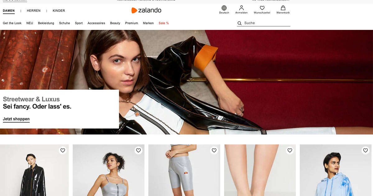 Die Premium-Kategorie ist bei Zalando in den letzten Monaten am schnellsten gewachsen.