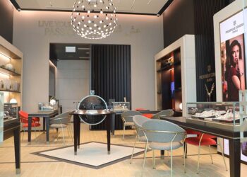 So sieht die weltweit erste Boutique von Frederique Constant aus.