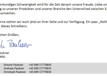 Christoph Paukner will der Branche mit seinem Appell Mut machen.