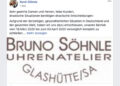Diesen Post stellte René Söhnle heute auf Facebook in die Gruppe von "Blickpunkt Juwelier".