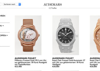 Audemars Piguet jetzt bei Net-a-porter