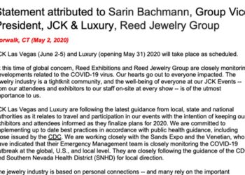 Diese Mitteilung steht aktuell auf der JCK-Website.