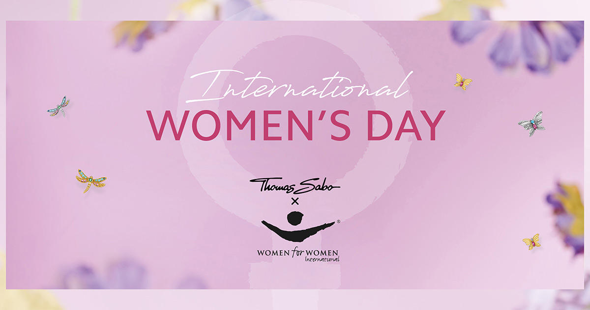 THOMAS SABO unterstützt Women for Women International großzügig mit Spenden.