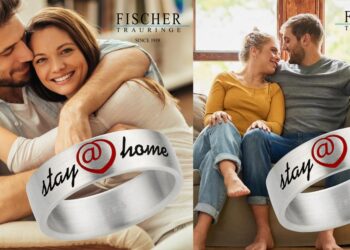 Für Paare, die noch nicht heiraten können, bietet Fischer den Stay@home-Ring an.
