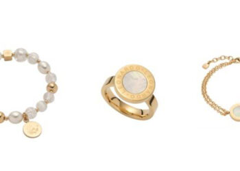 Von links: Armband Hope Gold (39,95 Euro VK), Ring Mauritia (39,95 Euro VK) und Armband Mauritia (54,95 Euro VK).