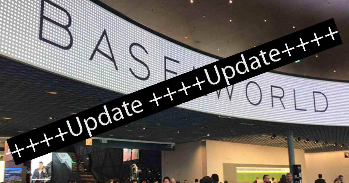 Auch der Frühlings-Termin der Baselworld 2021 findet nicht statt.