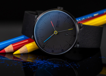 Schwarz mit starken Farbkontrasten, die neue Bauhaus-Interpretation von Botta.