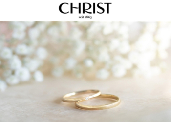 Interessant: Christ wirbt mit extrem schmalen Ringen für seinen Trauring-Konfigurator.