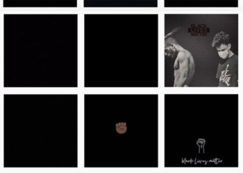 Schwarze Quadrate gehen als virtuelle Solidarität um die Welt.