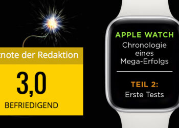 Ausreichend, später befriedigend. Die Apple Watch 1 kann in Tests bei „Computer Bild“ nicht überzeugen.