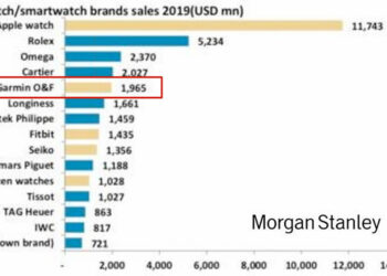 Das nächste Smart-Beben: Garmin auf Platz 5!