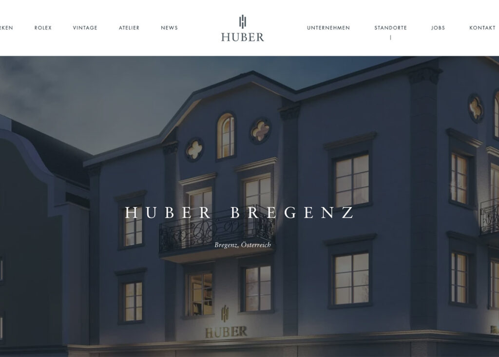 Huber Fine Watches & Jewellery in Bregenz DerJuwelier.at