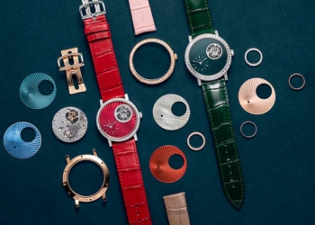 Bei Piaget kann beispielsweise dieses Tourbillon individuell gestaltet werden mit bis zu vier Millionen unterschiedlichen Optionen.