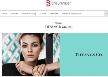 Breuninger verkauft online Tiffany-Schmuck