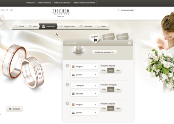 Der Trauringkonfigurator als wichtiges Verkaufstool