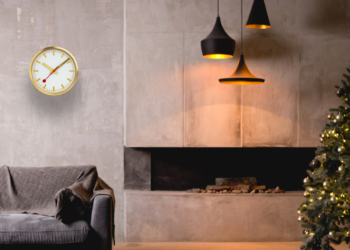 Ideal für das Corona-Cocooning: Stylische Wanduhren von Mondaine